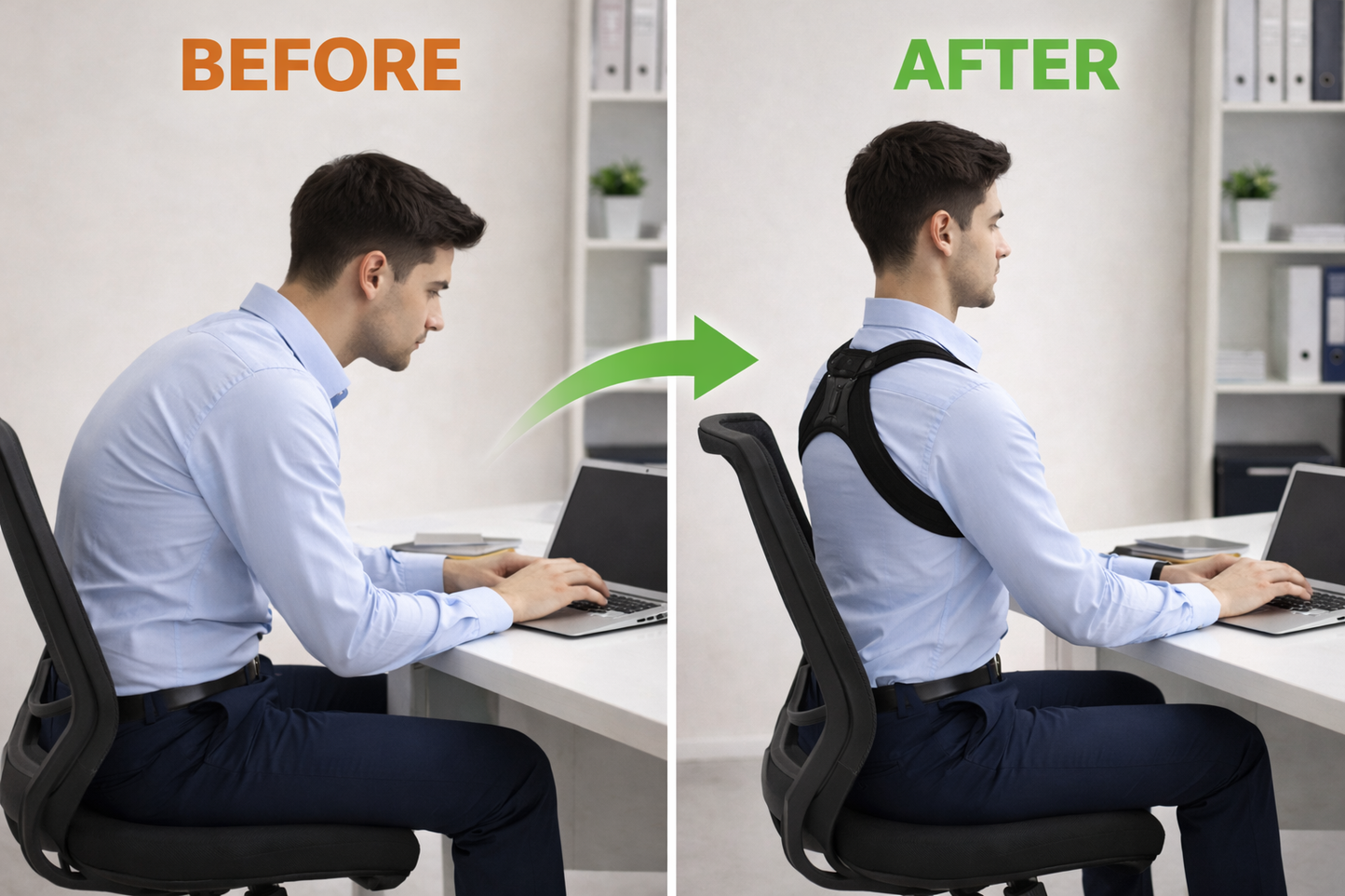 Adjustable Posture Corrector Belt for Waist and Back Support